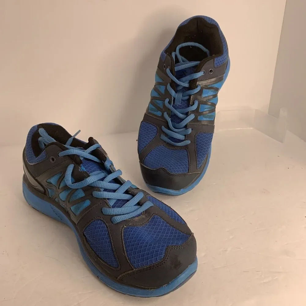 I-RUNNER Noble‎ Men's 11 W Diabetic Blue Athletic Walking Jogging Shoe Sneakers